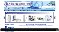 Desktop Screenshot of novacquashop.com